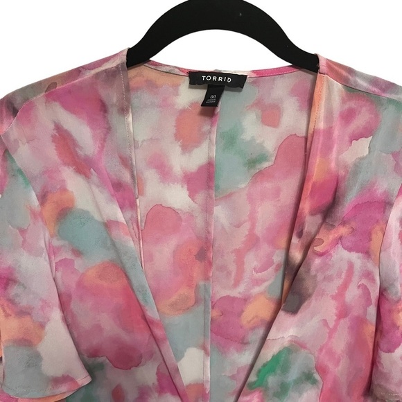 Torrid Textured Chiffon Kimono - Picture 4 of 11